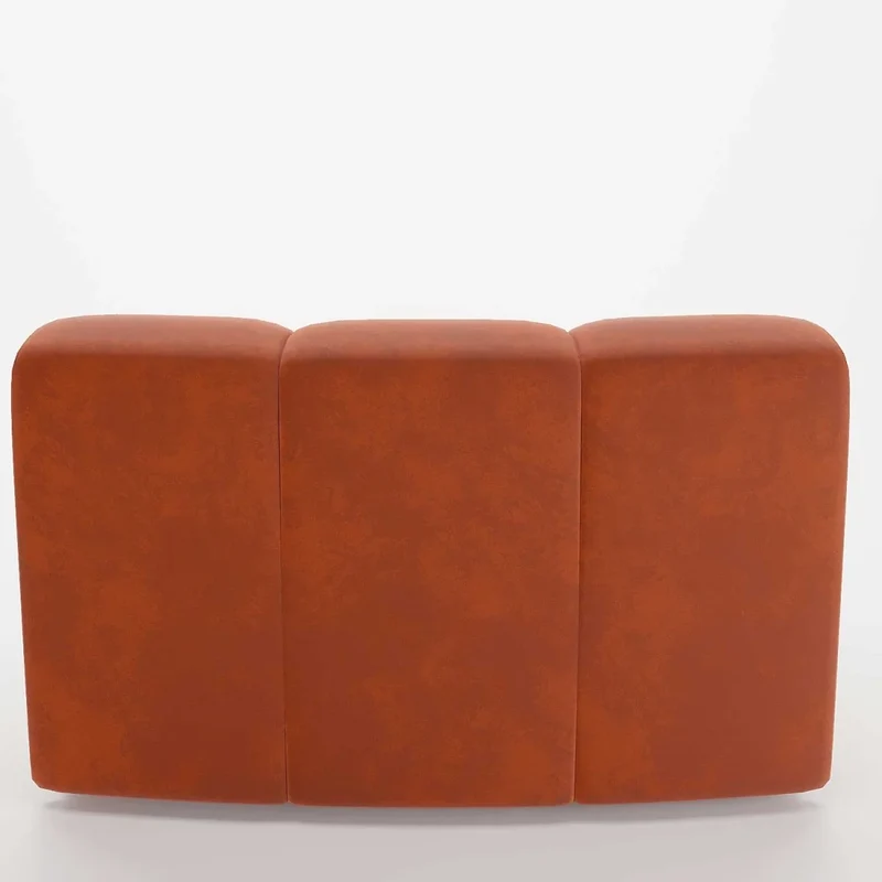 Chauffeuse d angle pour canap modulable en velours ocre H l ne
