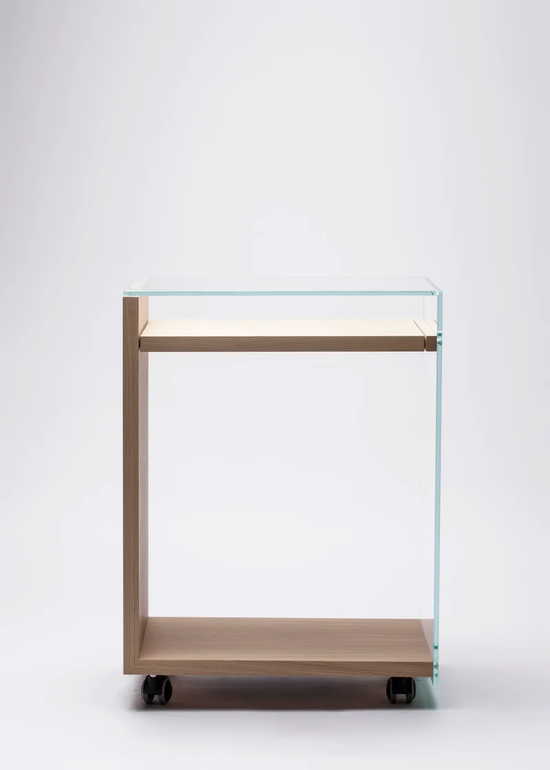 Zen 7 | Laptop - Bureau mobile Verre et Bois