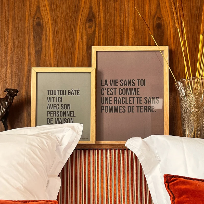 Affiche ou affiche encadrée Raclette