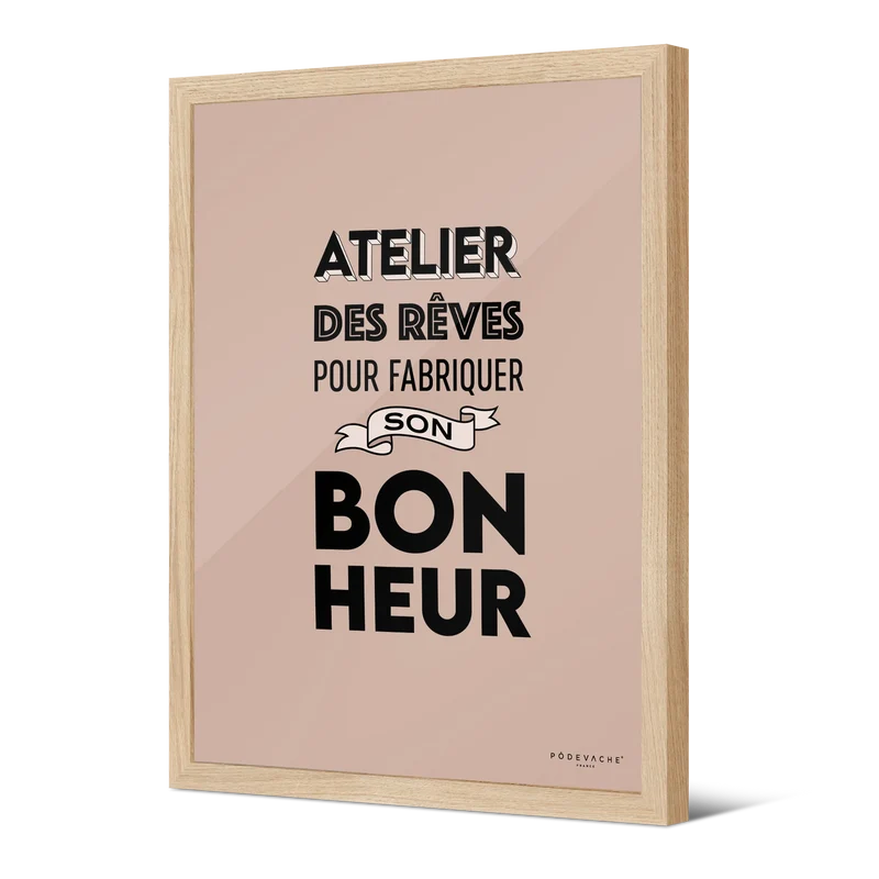 Affiche ou affiche encadrée Atelier des Rêves