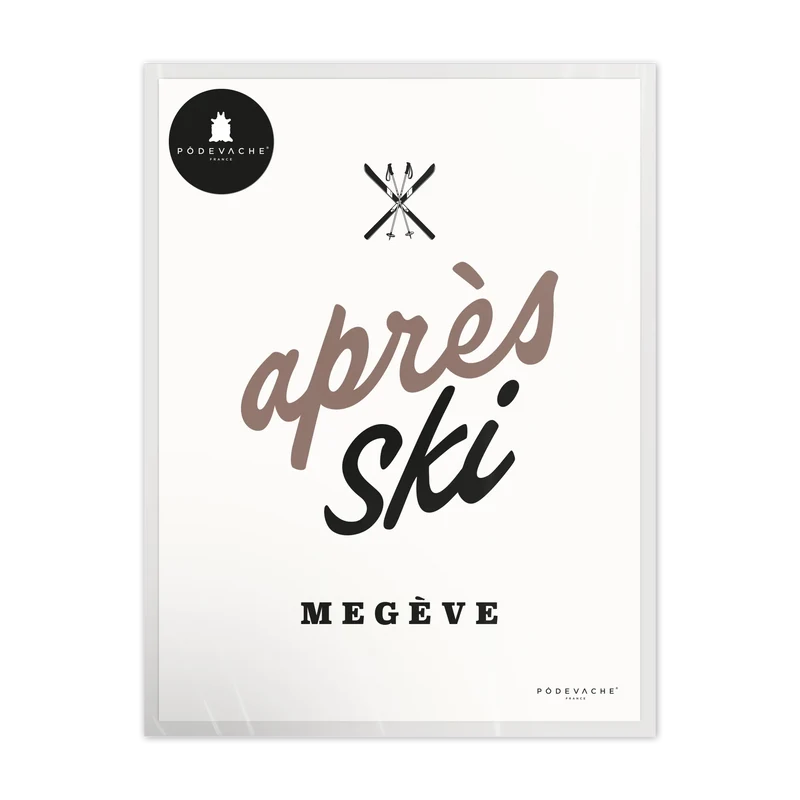 Affiche personnalisée Après Ski