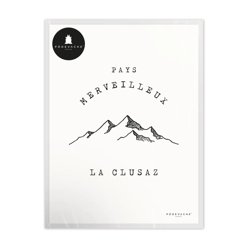 Affiche personnalisée Pays Merveilleux