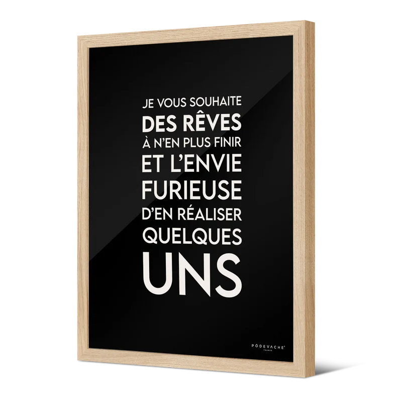 Affiche ou affiche encadrée Envie Furieuse