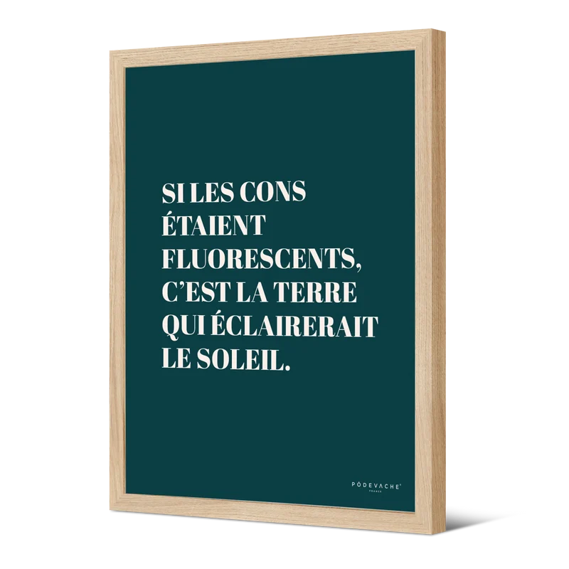 Affiche ou affiche encadrée Fluorescents