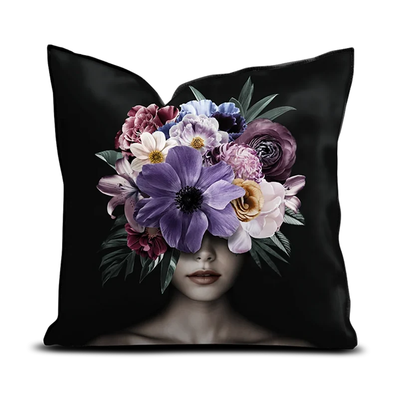 Coussin velours Cosmos