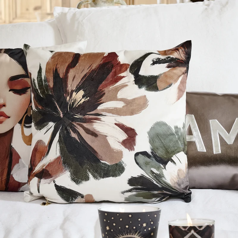 Coussin velours Cuenca
