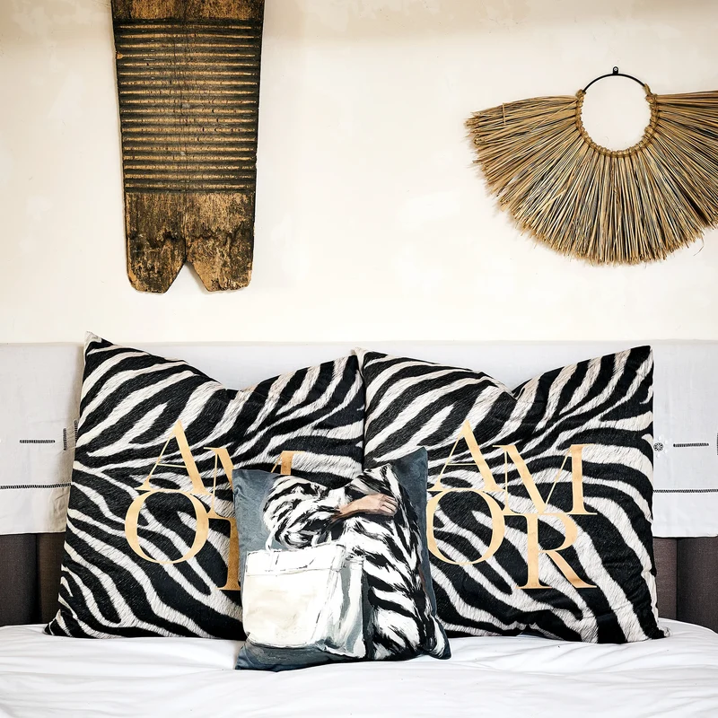 Coussin velours San Diego