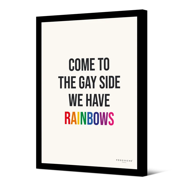 Affiche ou affiche encadrée Gay Side