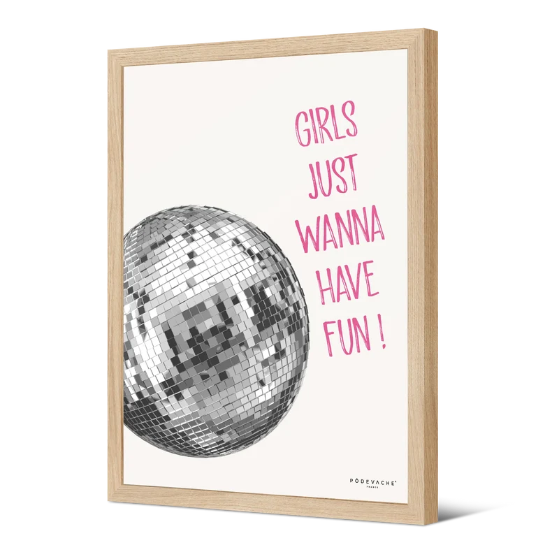 Affiche ou affiche encadrée Girls Fun