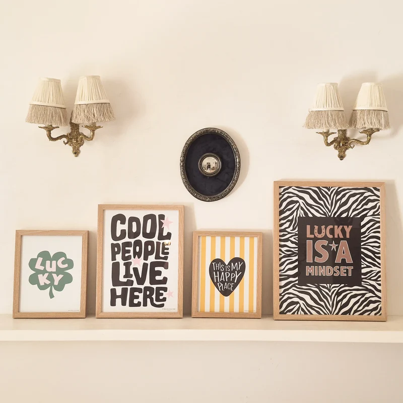 Affiche ou affiche encadrée Happy Place