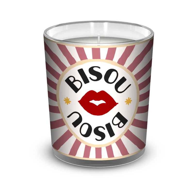 Bougie parfumée Bisou Bisou