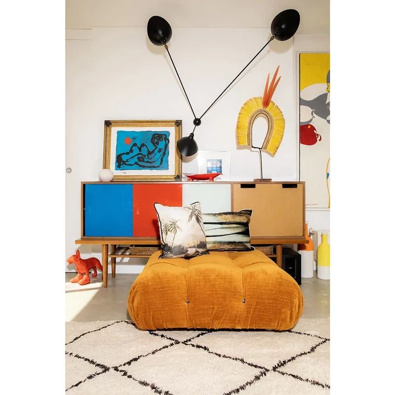 Coussin velours Almou