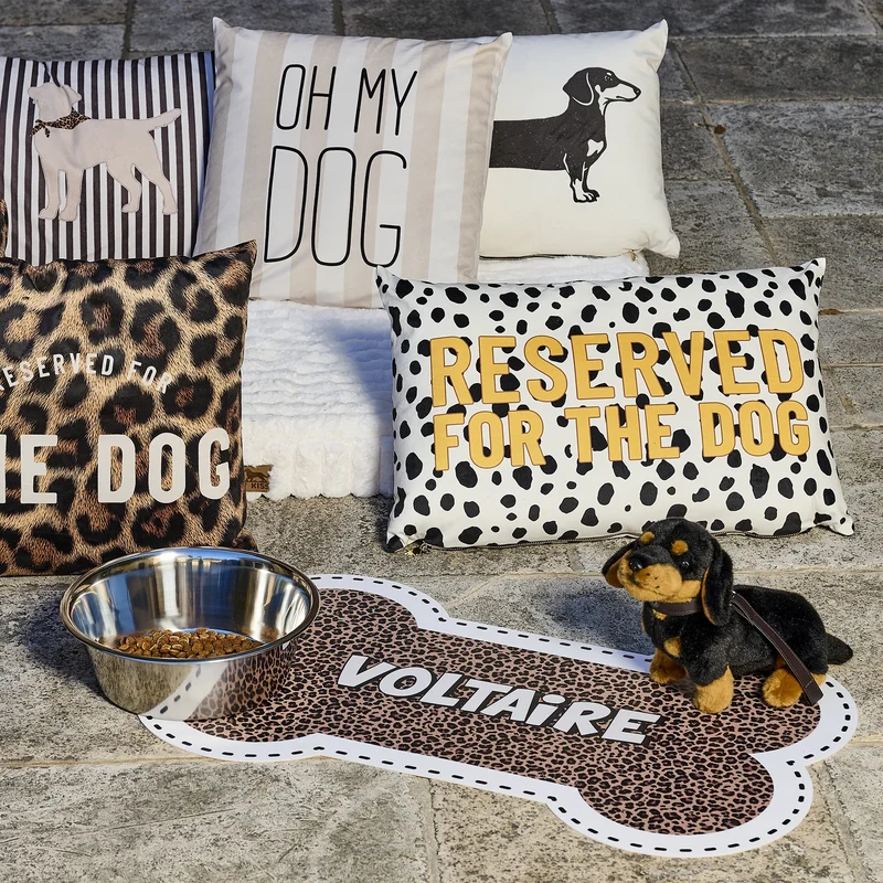 Coussin velours Oh My Dog