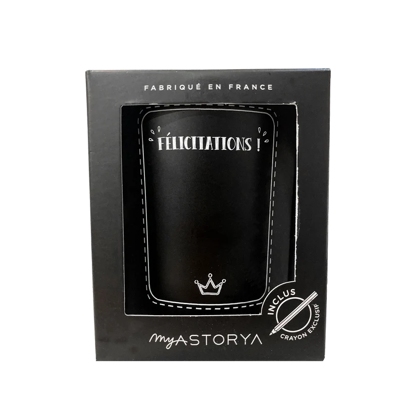 Bougie ardoise Super Mamie