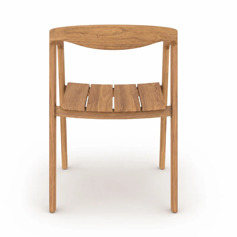 Table et chaises de jardin Bora en bois de teck recyclé, 8 personnes