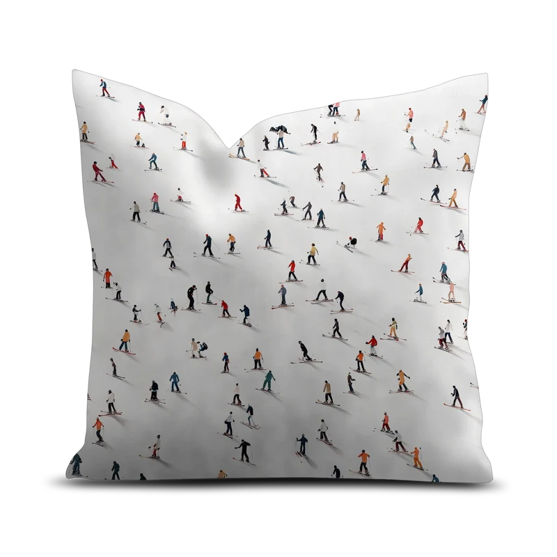 Coussin Velours Ski Vipiteno