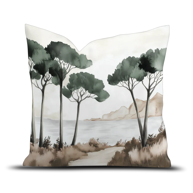Coussin velours Strapouries