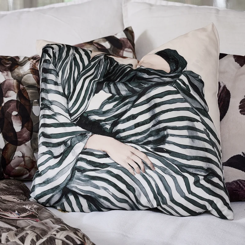 Coussin velours Birmingham