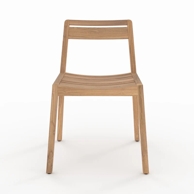 Table, bancs et chaises de jardin Nonza en bois de teck recyclé 10 personnes
