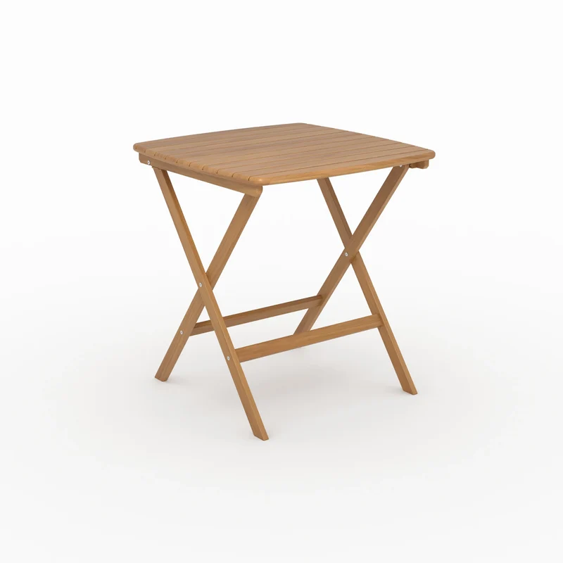 Table et chaises de jardin Siquijor en bois d'acacia huilé 2 personnes