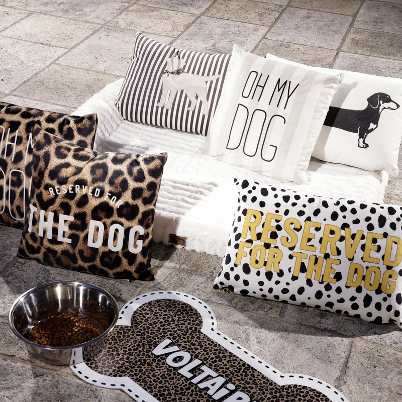 Coussin velours Stripes Labrador