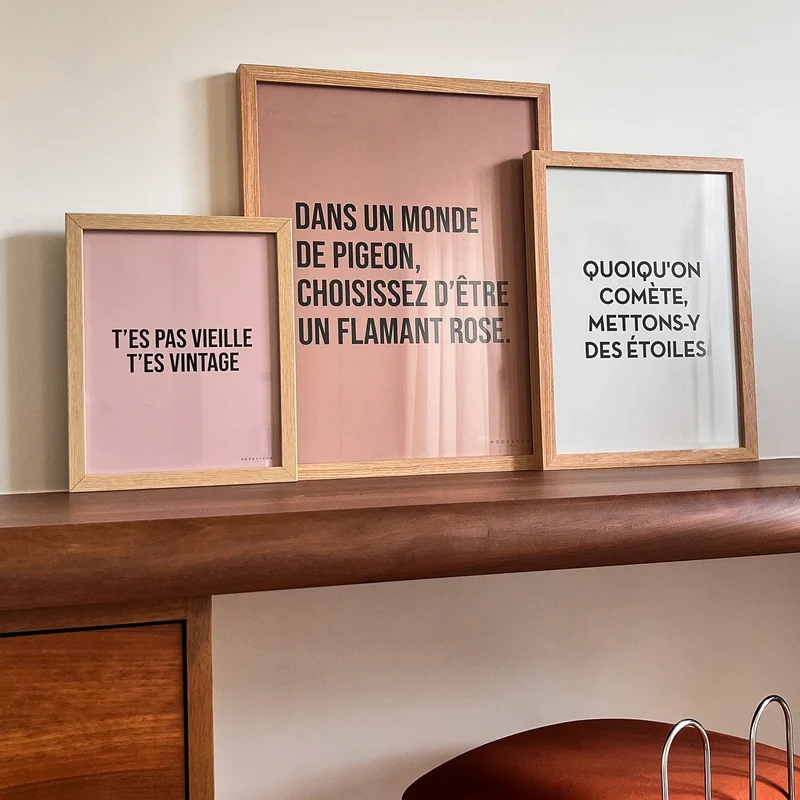 Affiche ou affiche encadrée Pigeon