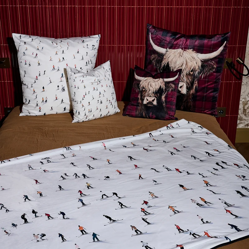 Coussin Velours Vache Villafranca