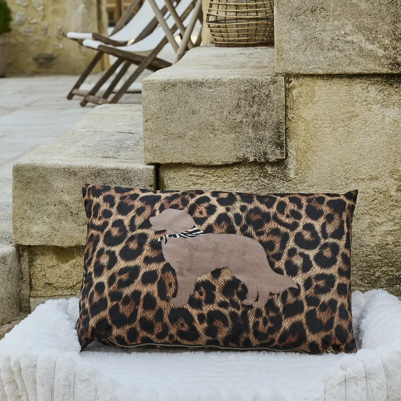 Coussin velours Leo Berger Australien