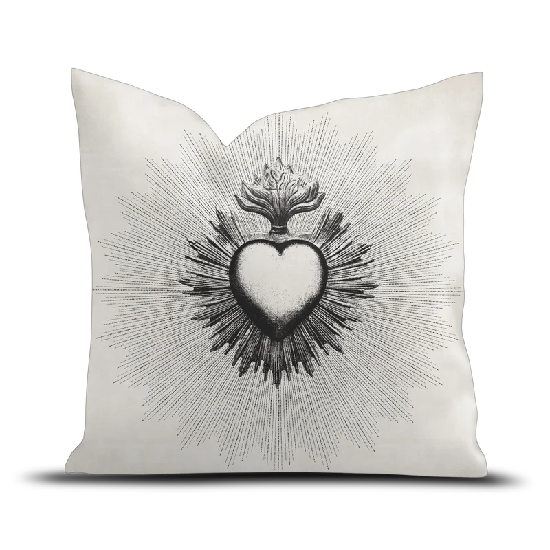 Coussin velours Corazon de Santa Cruz