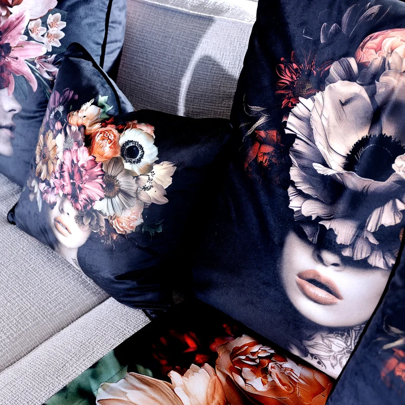 Coussin velours Rosalia