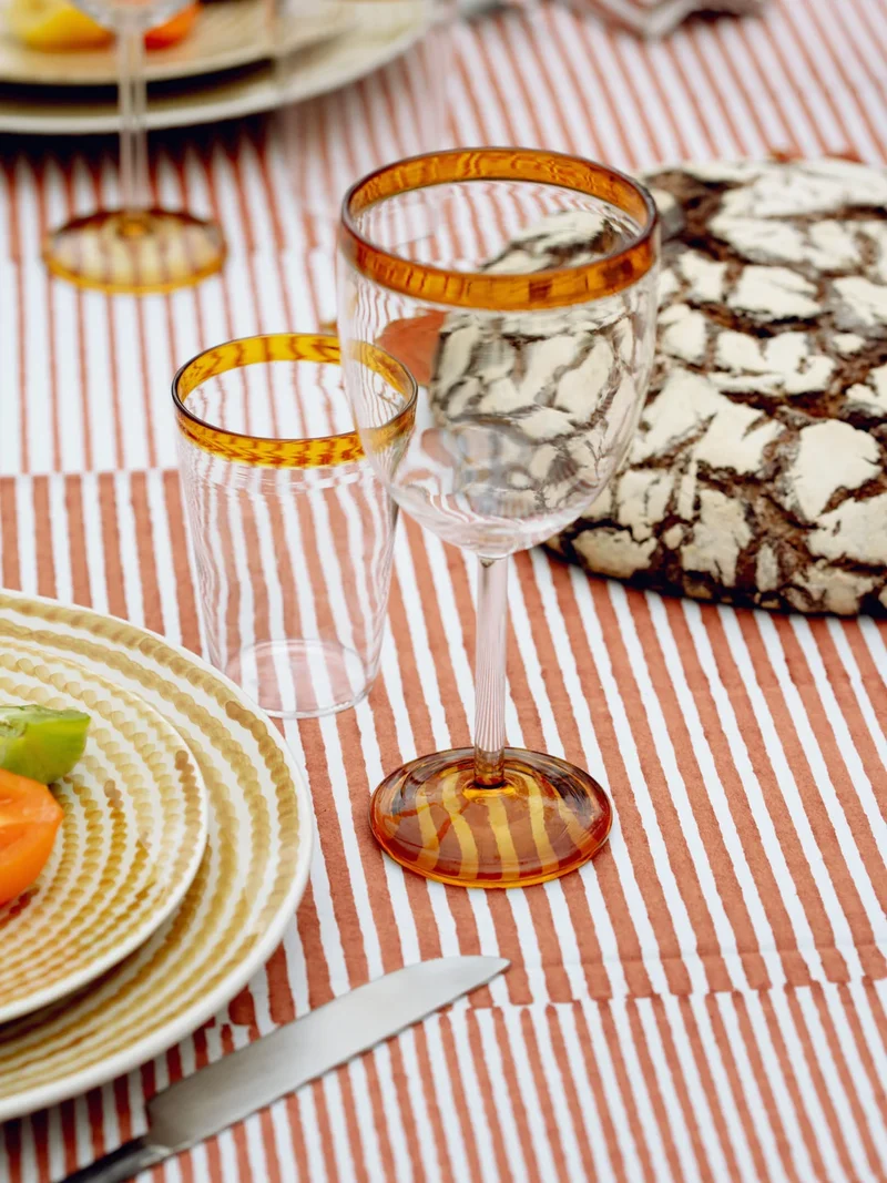 Lot de 4 verres à pied Ina