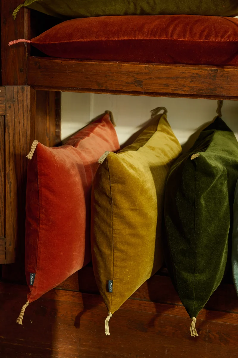 Housse de coussin Velours lavé