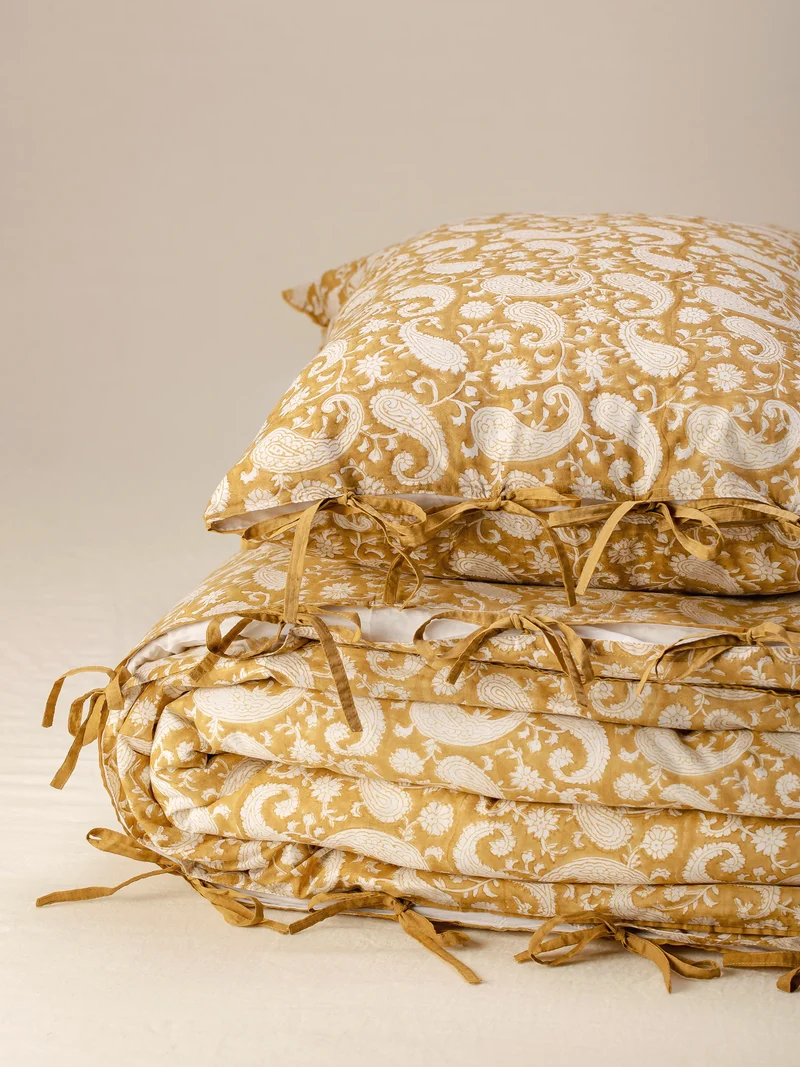 Parure de lit Paisley - Camel
