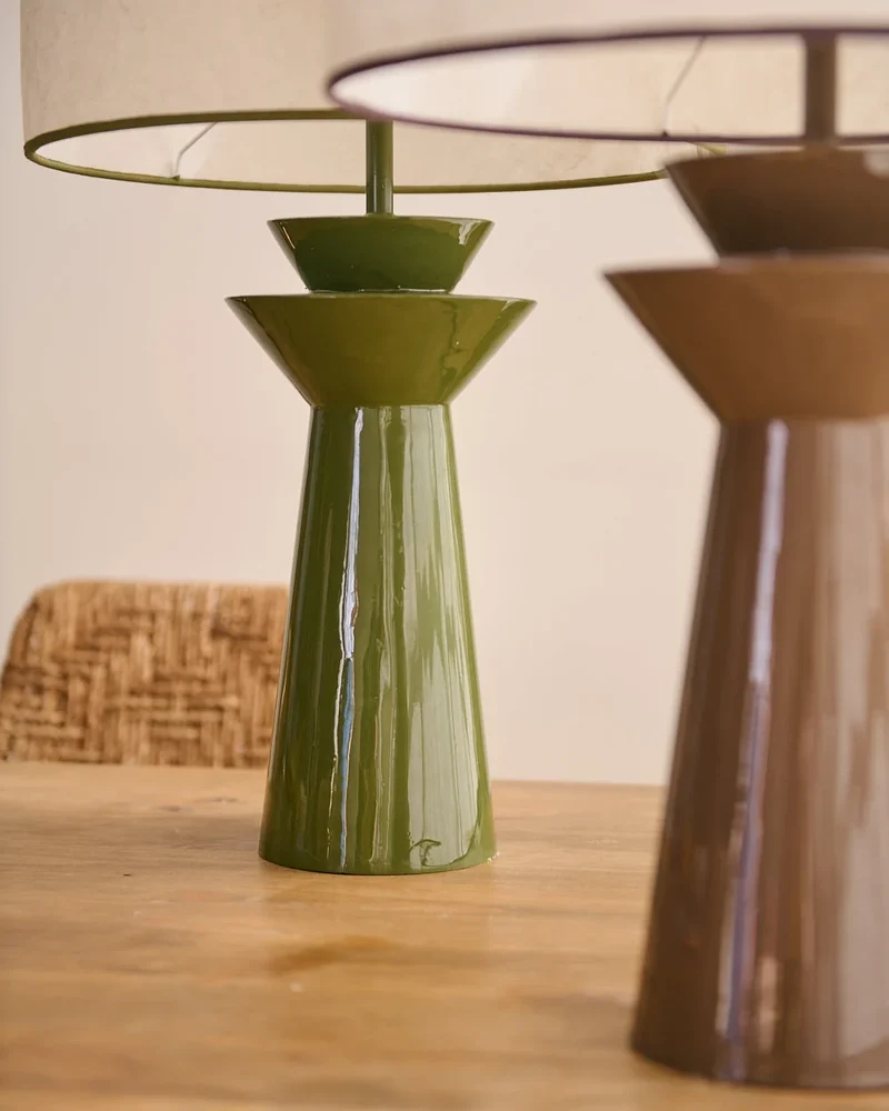 Pied de lampe à poser Rosha laqué