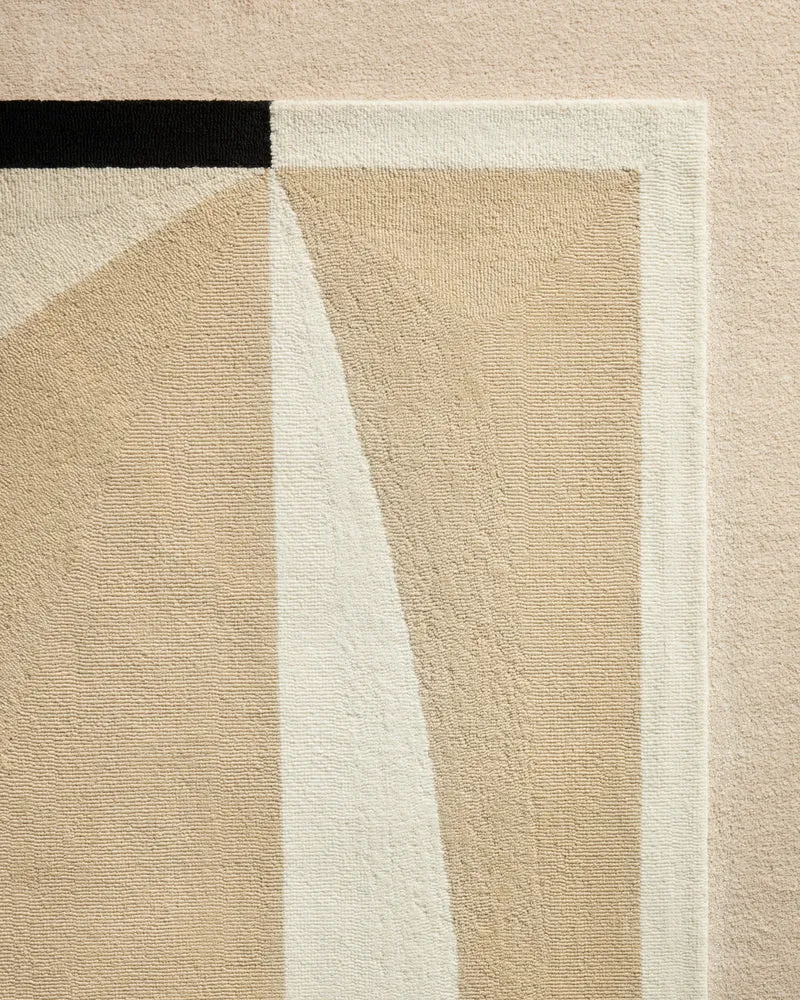 Abstract Rug - Linen