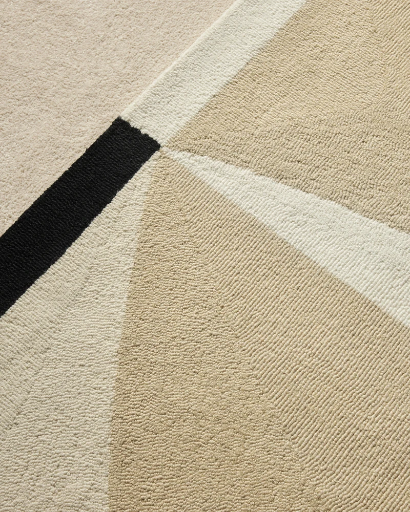 Abstract Rug - Linen