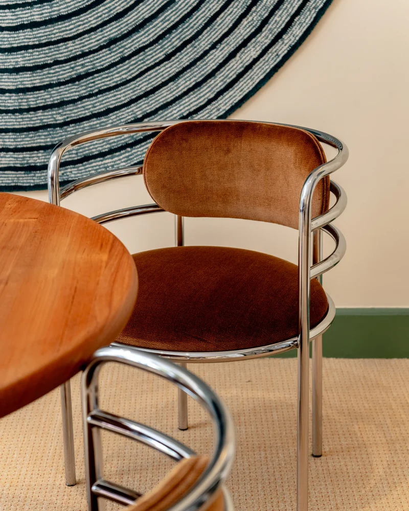 Moon Chair - Chrome