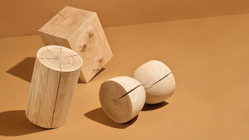 Amalfi Stool, Pine