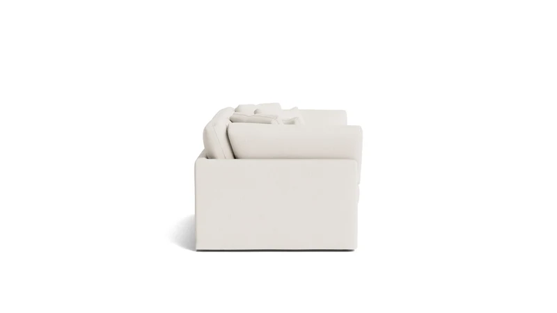 Get Together™ 2-Piece Modular Sofa, Large, Cream Linen