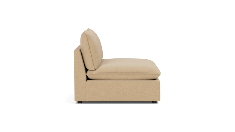 Chill Time Armless Chair, Hazelnut