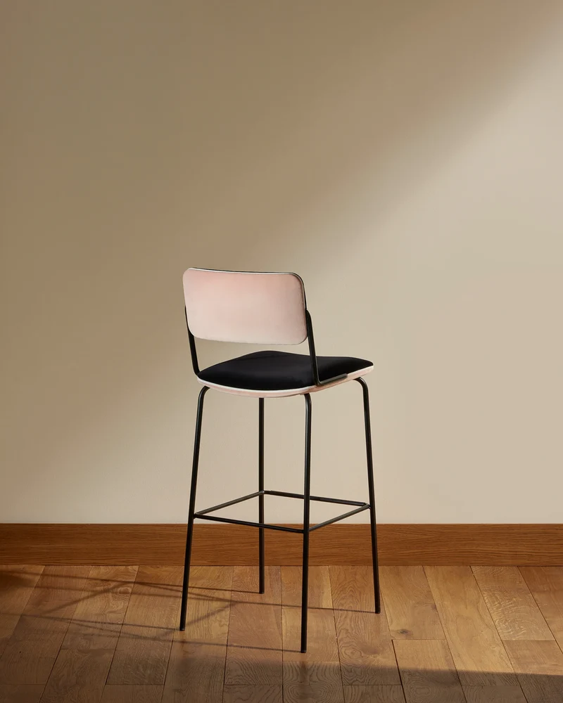 Double Jeu Bar Chair - Pink