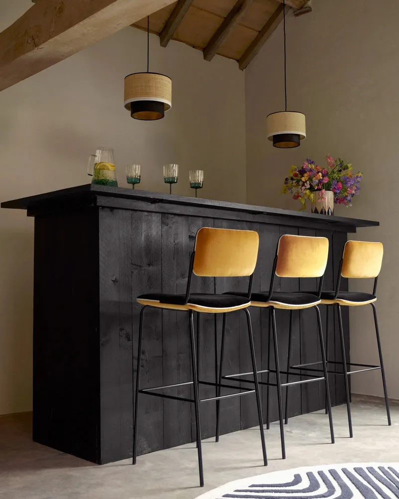 Double Jeu Bar Chair - Ochre