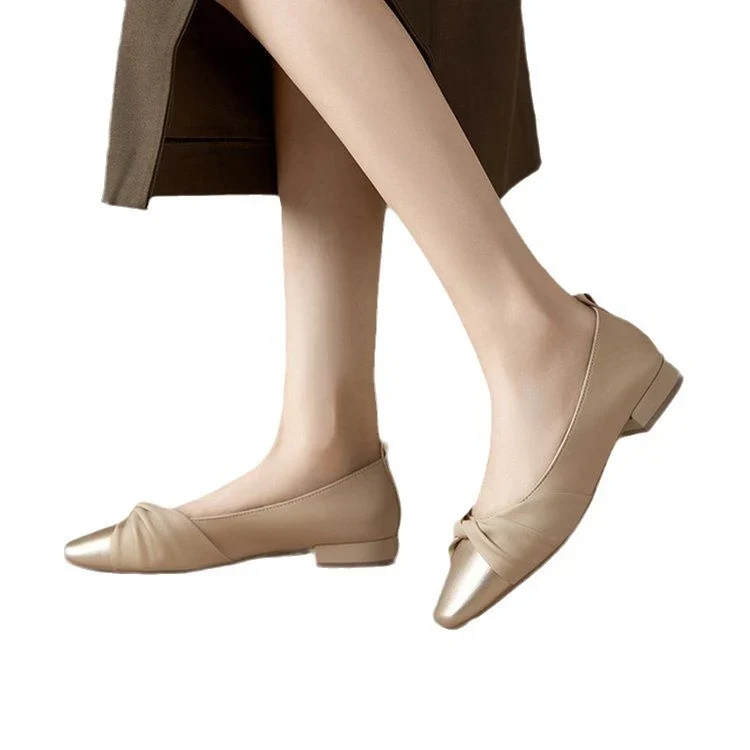 Ballerines "Classique" en Similicuir – Bout Rond et Confort Optimal