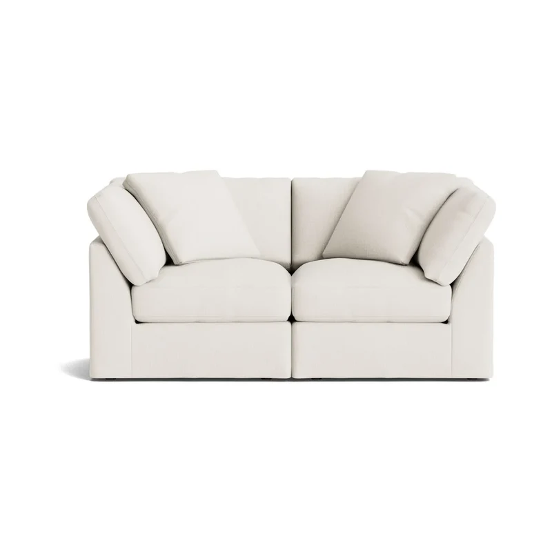 Get Together™ 2-Piece Modular Sofa, Standard, Cream Linen