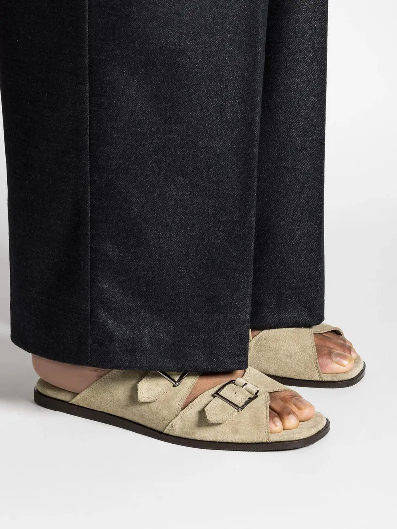 ALLY SANDAL SUEDE PEDRA