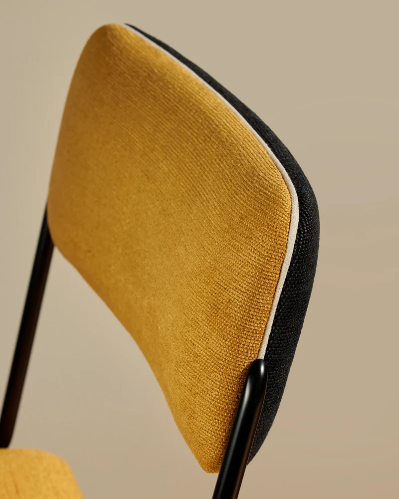 Double Game Chair - Black / Ochre