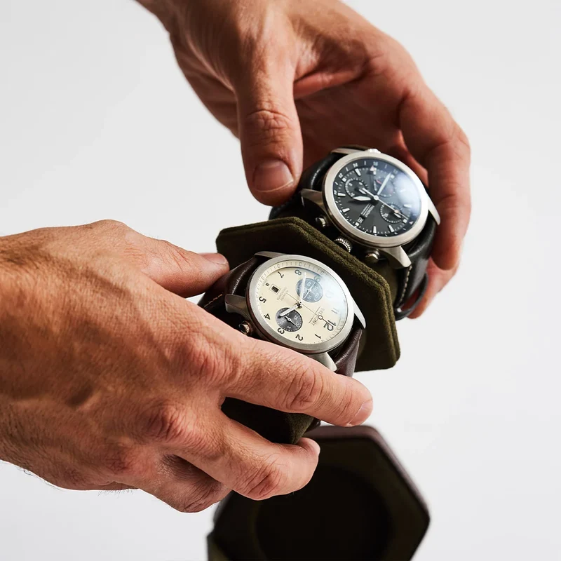 Double Watch Roll - Brown