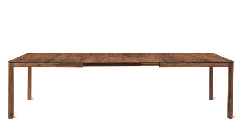 Bridge Extendable Dining Table, Seats 6-12, American Walnut