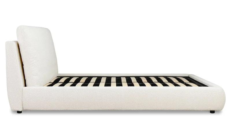 Cloud Bed, Full, Cream Boucle