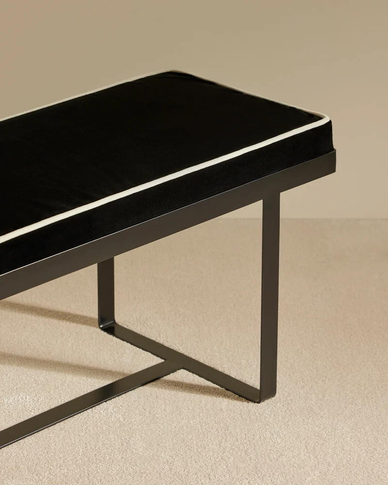Gaspard Bench - Black